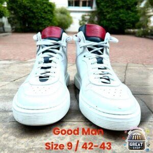 GOOD MAN Brand Legend London Pro Hi Top White Red Italy Sneakers Men's 9 / 42